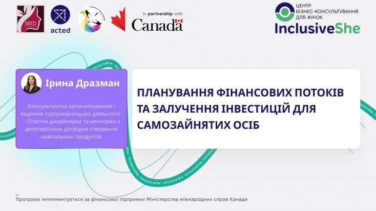 Планування фінансових потоків та залучення інвестицій для самозайнятих осіб